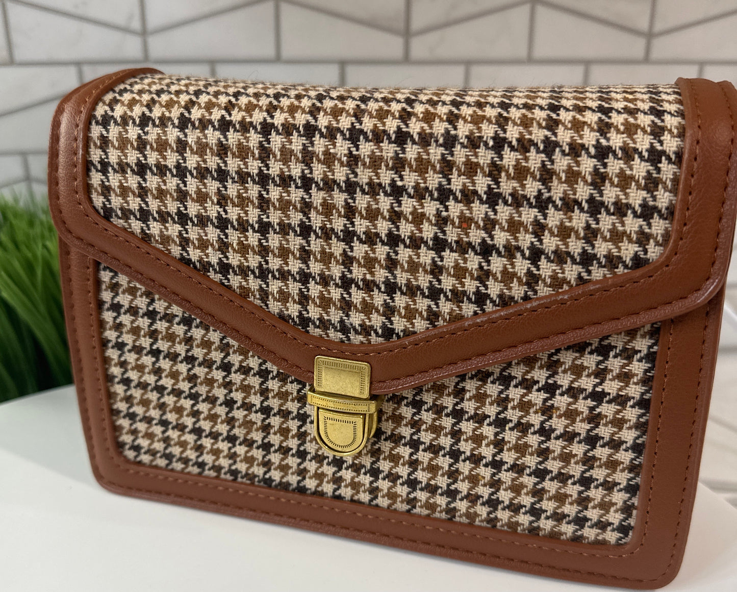 Leather Crossbody Handbag