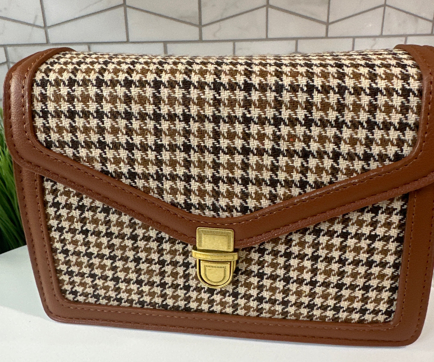 Leather Crossbody Handbag