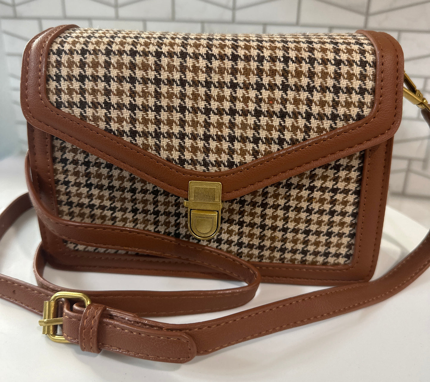 Leather Crossbody Handbag