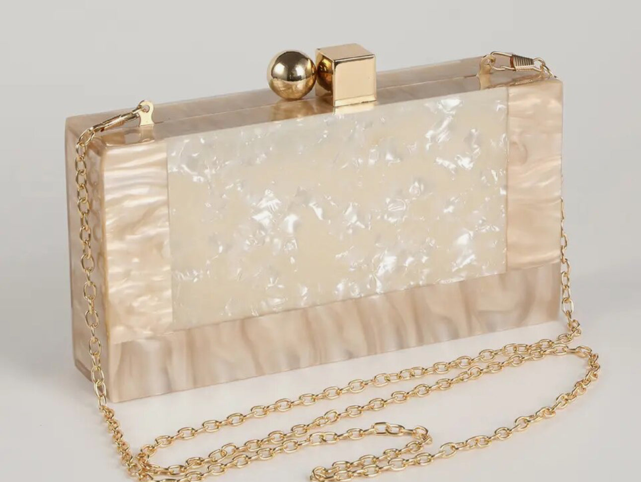 Luxury Marble Solid Evening Bag