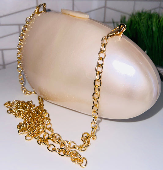 Pearl Acrylic Evening Luxury Purse