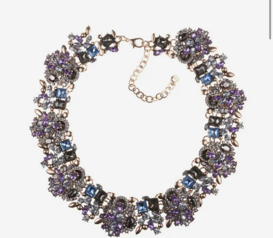 Crystal Rhinestone Collar Chocker Necklace