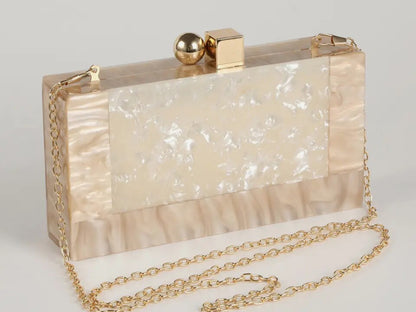 Luxury Marble Solid Evening Bag