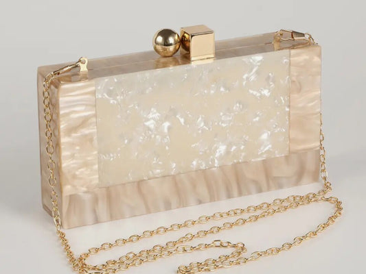 Luxury Marble Solid Evening Bag